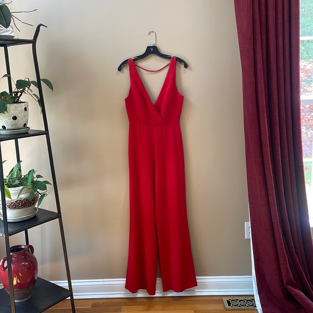 Red pantsuit perfect for Fourth of July, Christmas, or Valentines Day